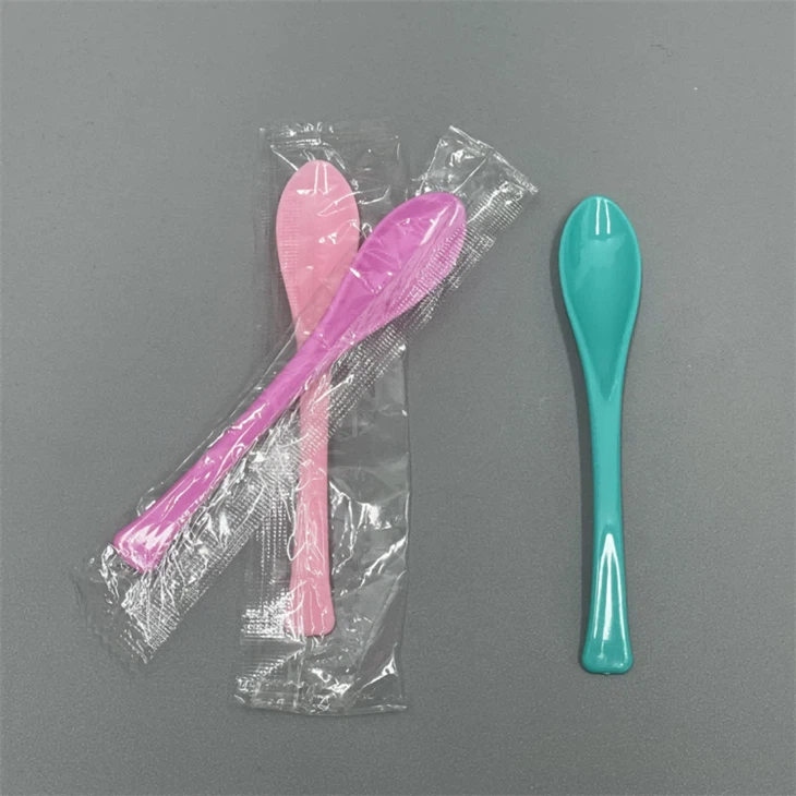 plastic spoon ice cream