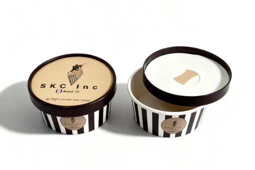 Paper Ice cream cups with Paper Lid Paper Ice cream cups with Paper Lid